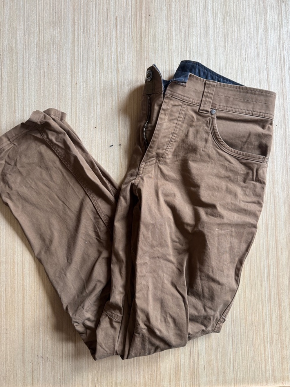 Light Brown Casual Pants